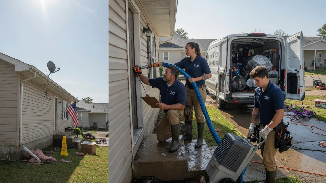 Ceiling Water Damage Restoration in Monessen, PA near me
